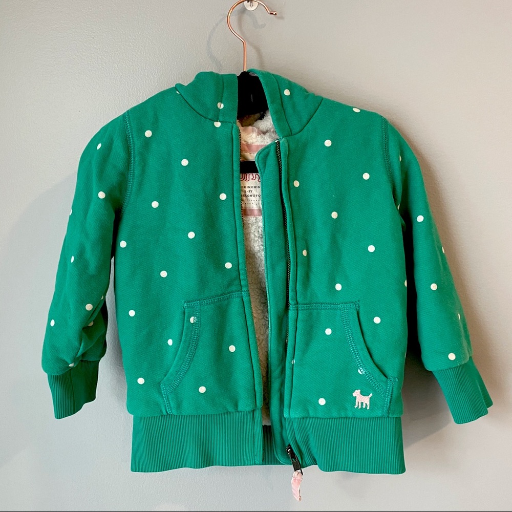 Mini Boden Girls Shaggy Lined Hoodie